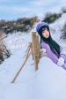 雪地清纯妹子私房照