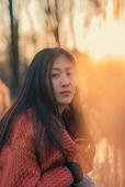 甜美女子冬日清纯写真