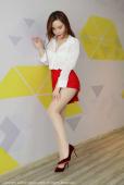 No.1879 艾小青 短裙 丝袜