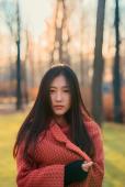 甜美女子冬日清纯写真