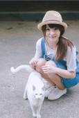 素颜美女户外清纯可人图