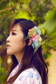 和服女子户外艺术照