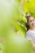 夏日甜美清纯迷人图