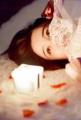 夜晚清纯美女的独自忧伤