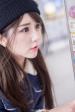 游乐园甜美清纯少女