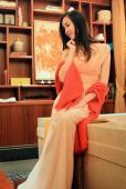 长裙美女甜美清纯照