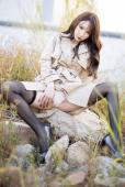No.1876 周于希Sandy 黑丝 吊袜
