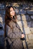 甜美女子的可人迷人图