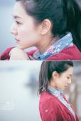 马尾女孩的户外小清新图片