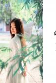 白衣美女犹如出镜图