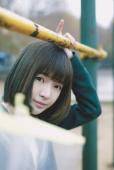 学生妹户外清纯气息