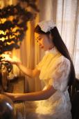 素颜女子私房靓丽俏皮图