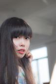 画室长发美女的清纯迷人照