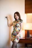No.1727 绯月樱-Cherry 旗袍 美腿